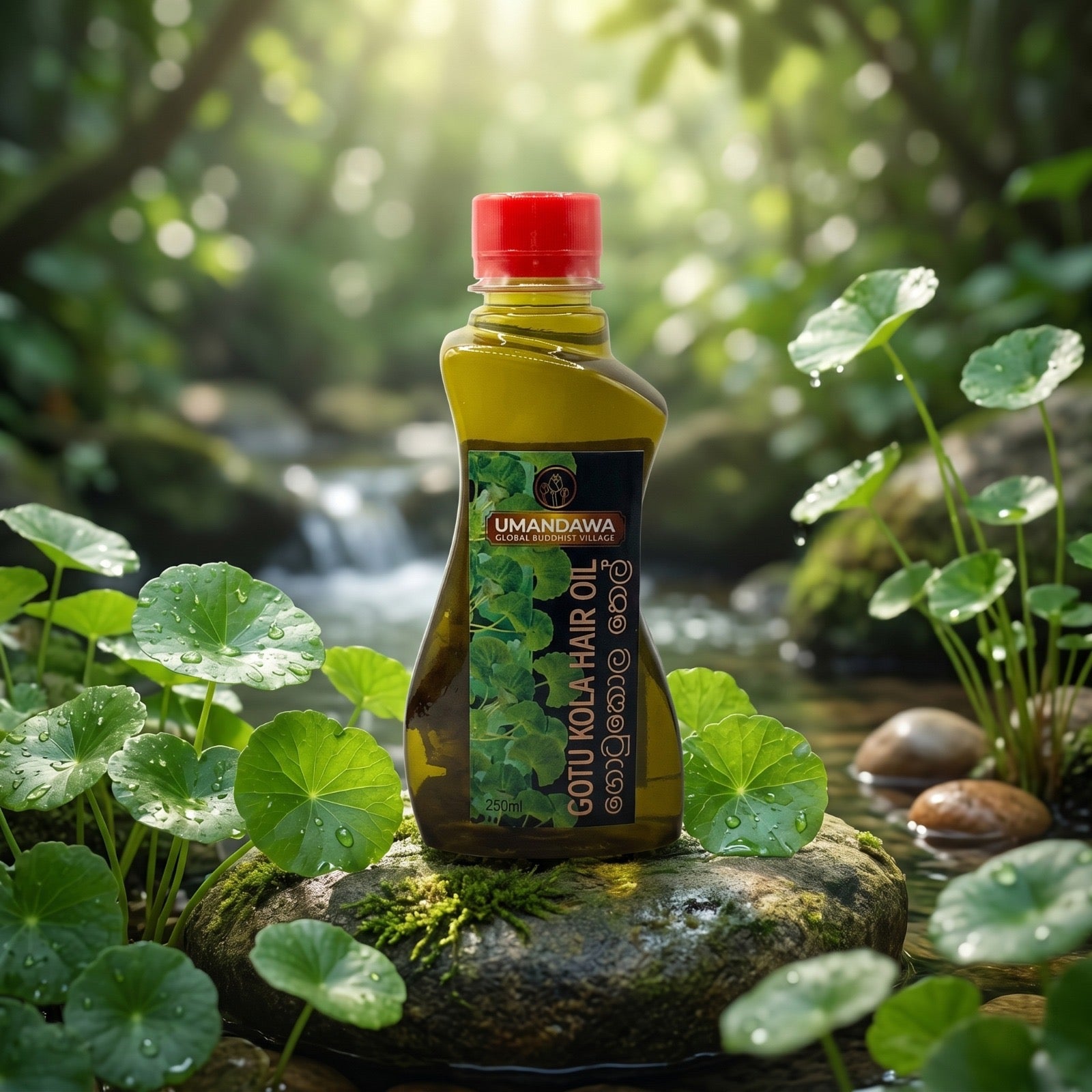 Gotukola Hair oil - ගොටුකොළ තෙල්