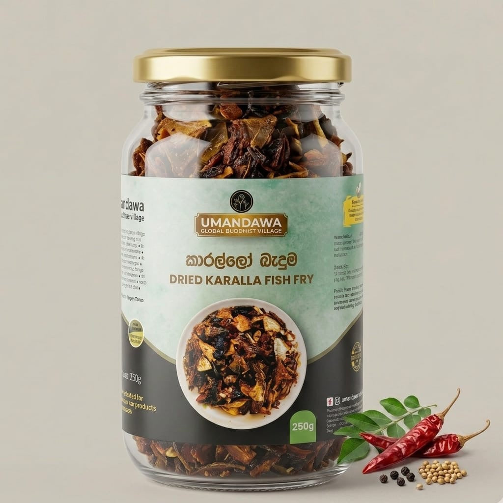 Fried Dried Karallo - කාරල්ලෝ කරවල බැදුම