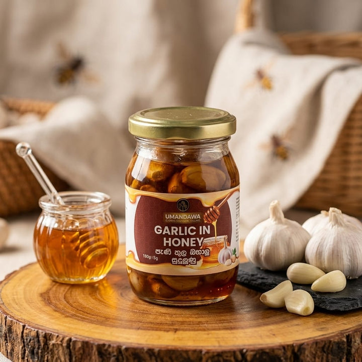 Garlic With Honey (Ukpani) - සුදුළූණු සහ උක්පැණි