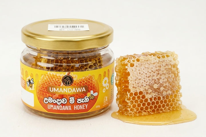 උමංදාව මී පැනි ( මී වද සමඟ) Umandawa Bee Honey with beehive