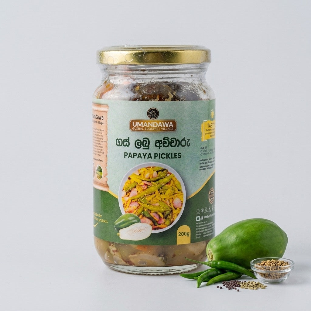 Raw Papaya Achcharu Bottle - ගස්ලබු අච්චාරු