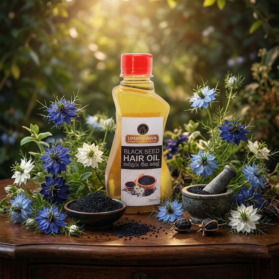 Black seed Hair oil - කළුදුරු තෙල්