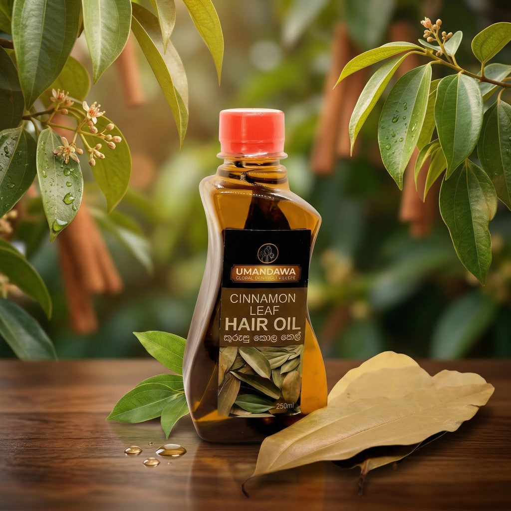 Kurudu kola hair oil - කුරුඳු කොළ තෙල්