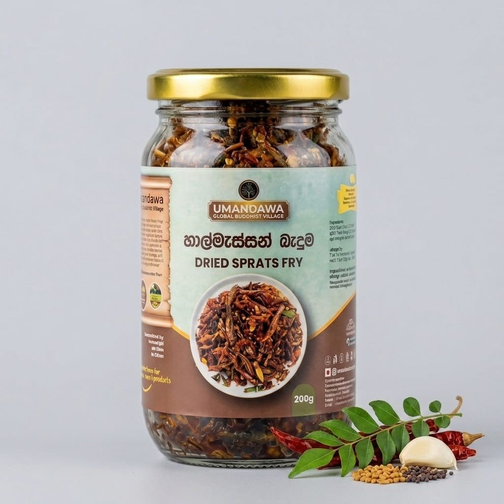 Fried Sprats - හාල්මැස්සෝ බැදුම