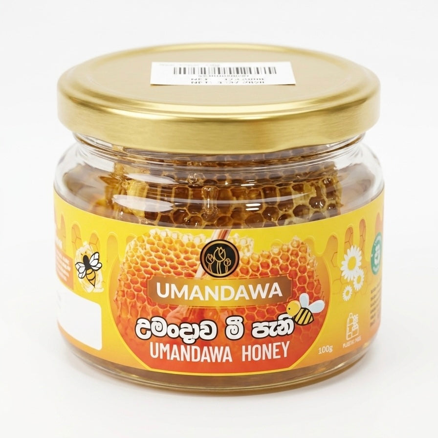උමංදාව මී පැනි ( මී වද සමඟ) Umandawa Bee Honey with beehive