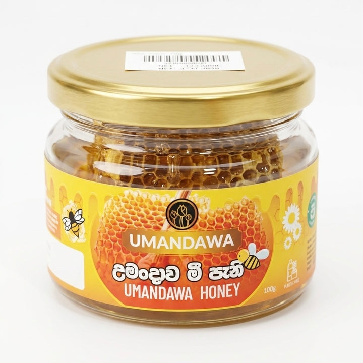 උමංදාව මී පැනි ( මී වද සමඟ) Umandawa Bee Honey with beehive