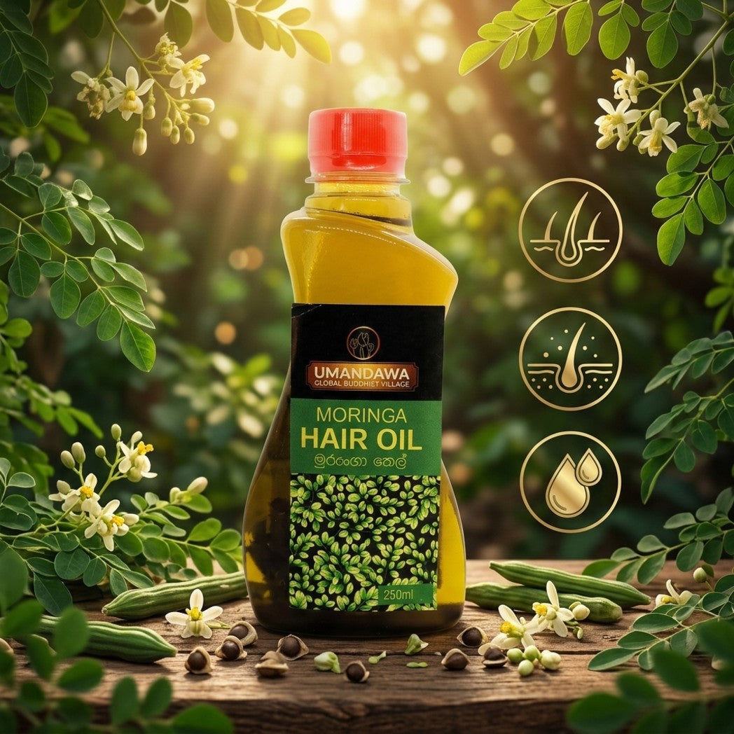 Moringa Hair oil - මුරුංගා තෙල්
