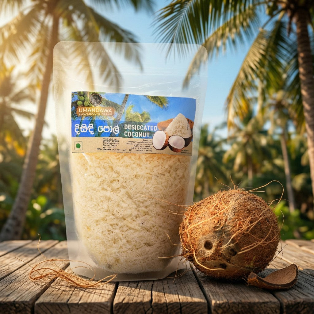 Desiccated coconut - දිසිඳි පොල්