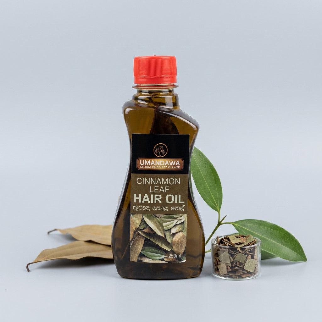 Kurudu kola hair oil - කුරුඳු කොළ තෙල්