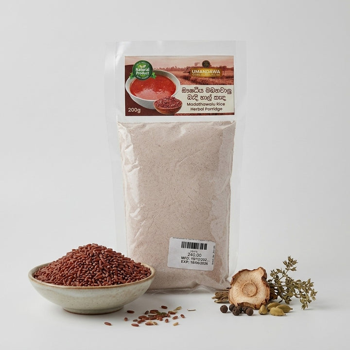 Madathawalu Herbal Porridge Mix - මඩතවාලු කැඳ