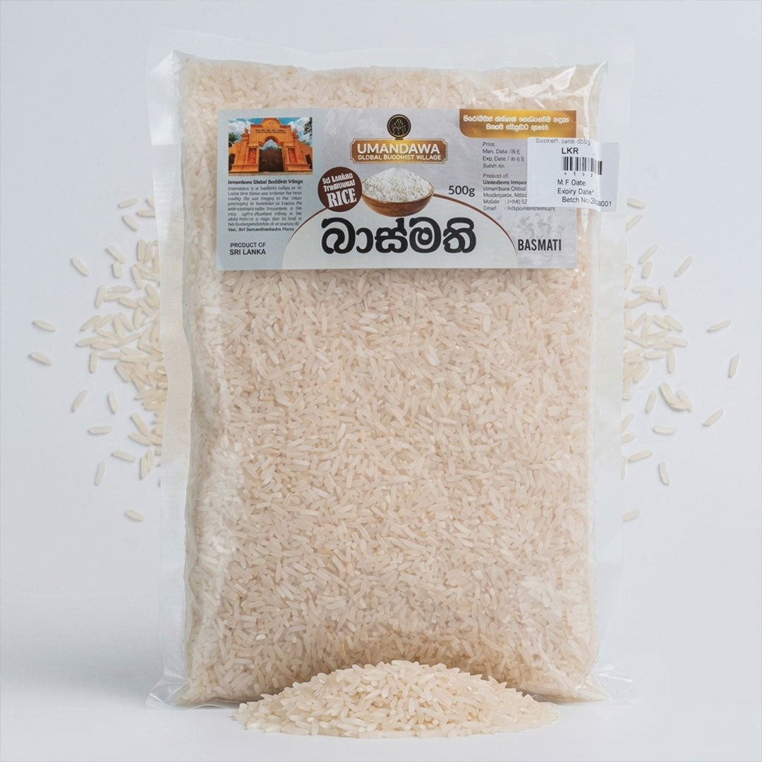 White Basmathi Rice - සුදු බාස්මති