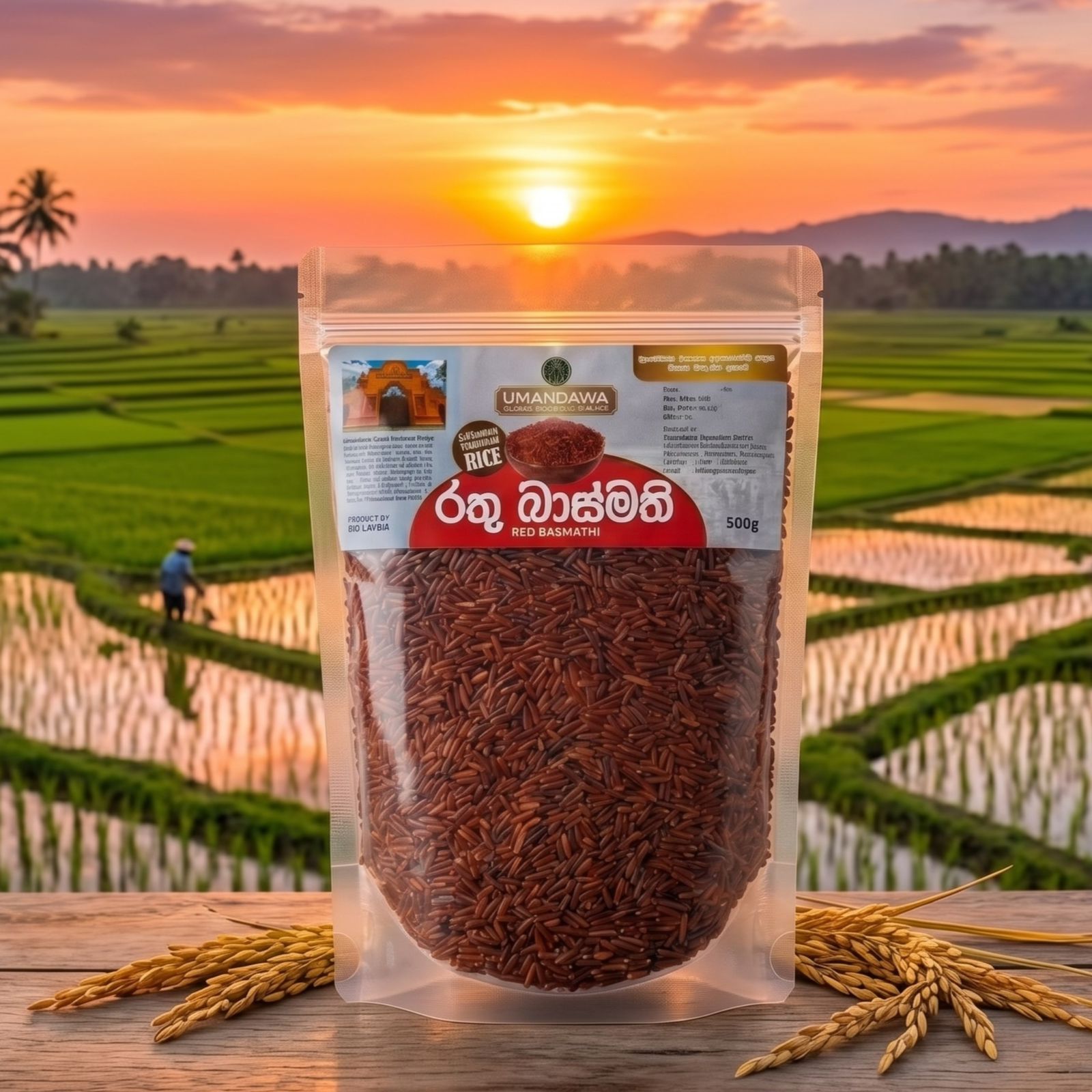 Red Basmathi Rice - රතු බාස්මති
