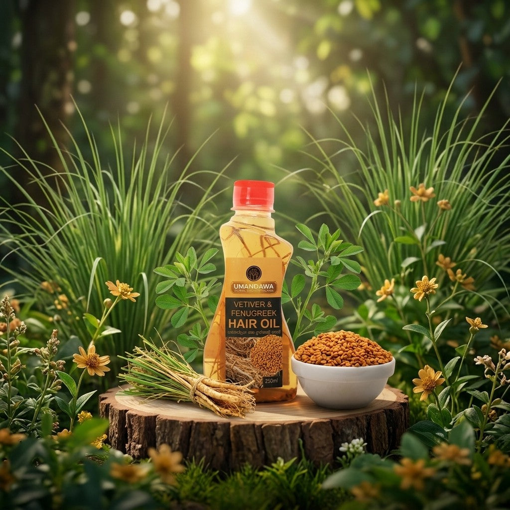Savandara Ulu hal Hair oil - සැවැන්දරා උළු හාල් තෙල්